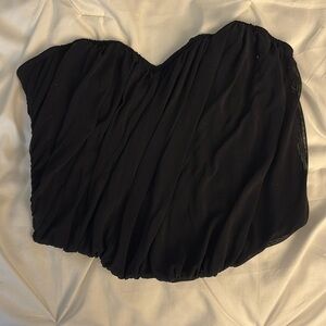 Black “corset” top